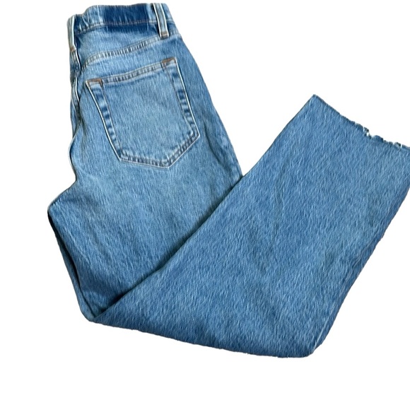 Abercrombie and fitch the 90s straight ultra high rise curve love blue jeans S 2 - Picture 3 of 10